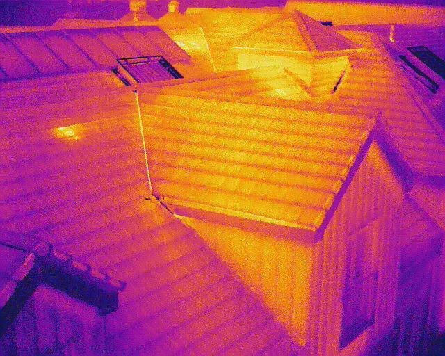 Thermal Imaging Roof Survey Image Peterborough